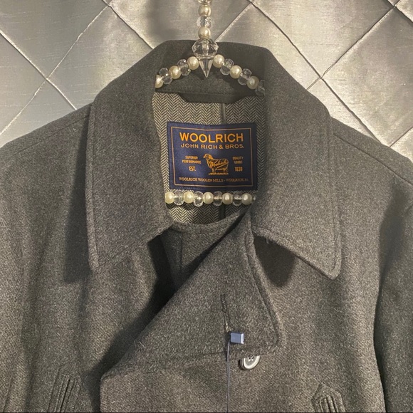 ⭐️HP⭐️Woolrich Wool Peacoat (Men’s) - Picture 7 of 13